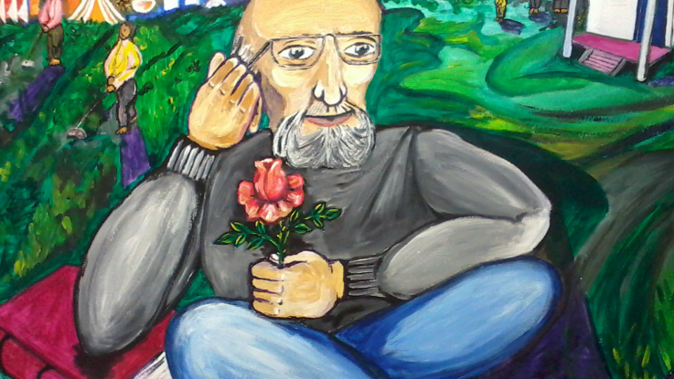 A painting of Paulo Friere
