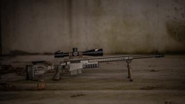 An Accuracy International sniper rifle