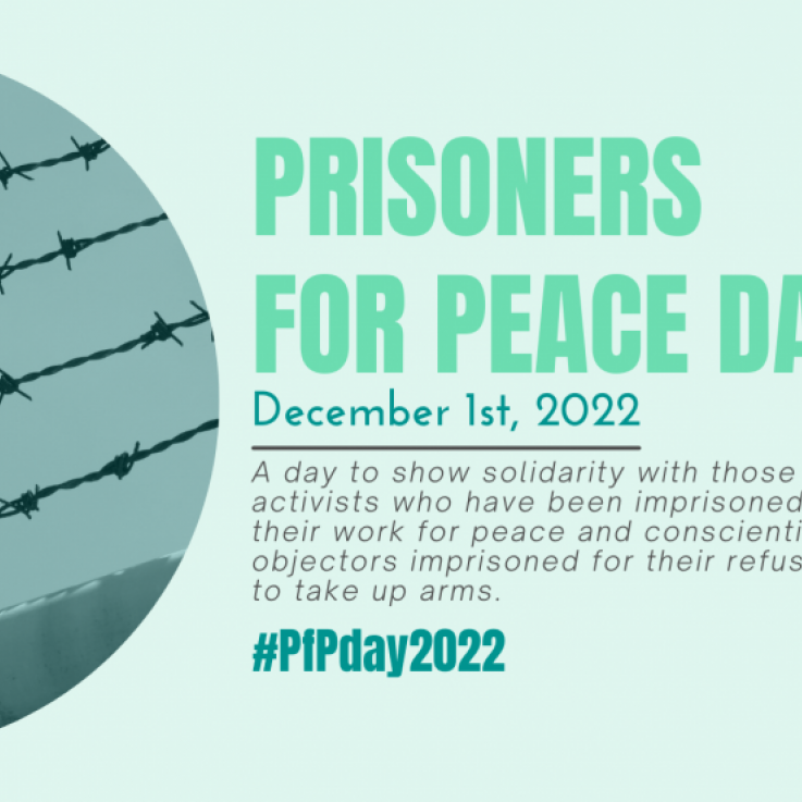 An image that says "Prisoners for Peace Day"