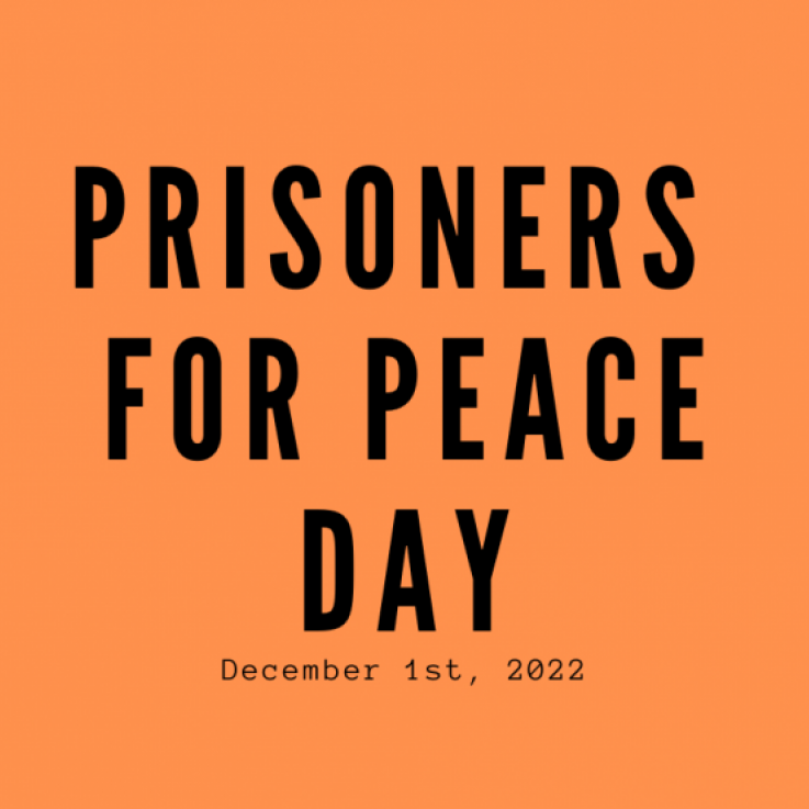 Prisoners for peace day 2022 poster