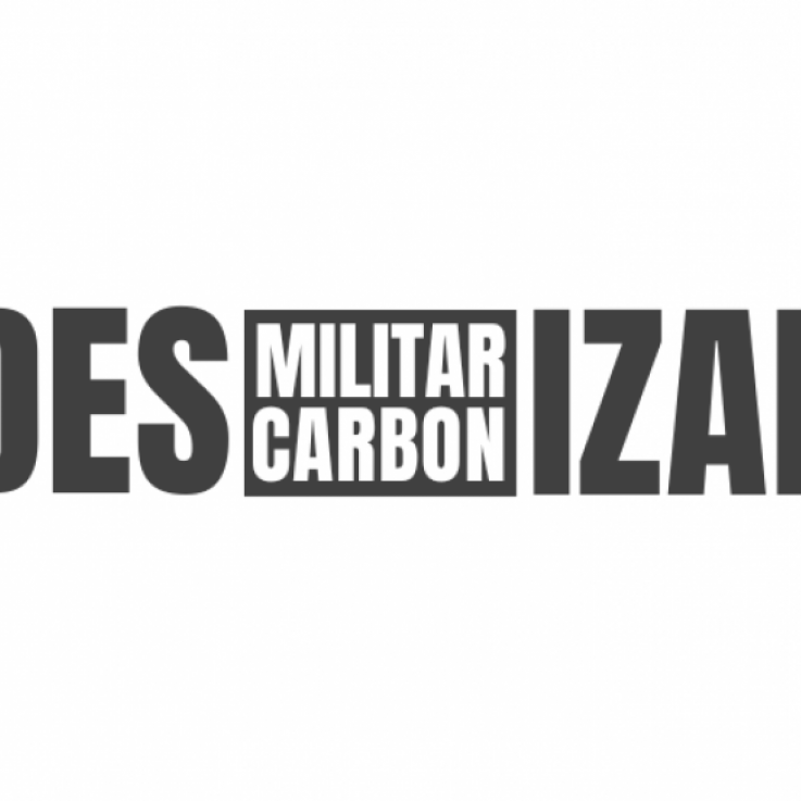 The "Decarbonizing is Demilitarizing" logo